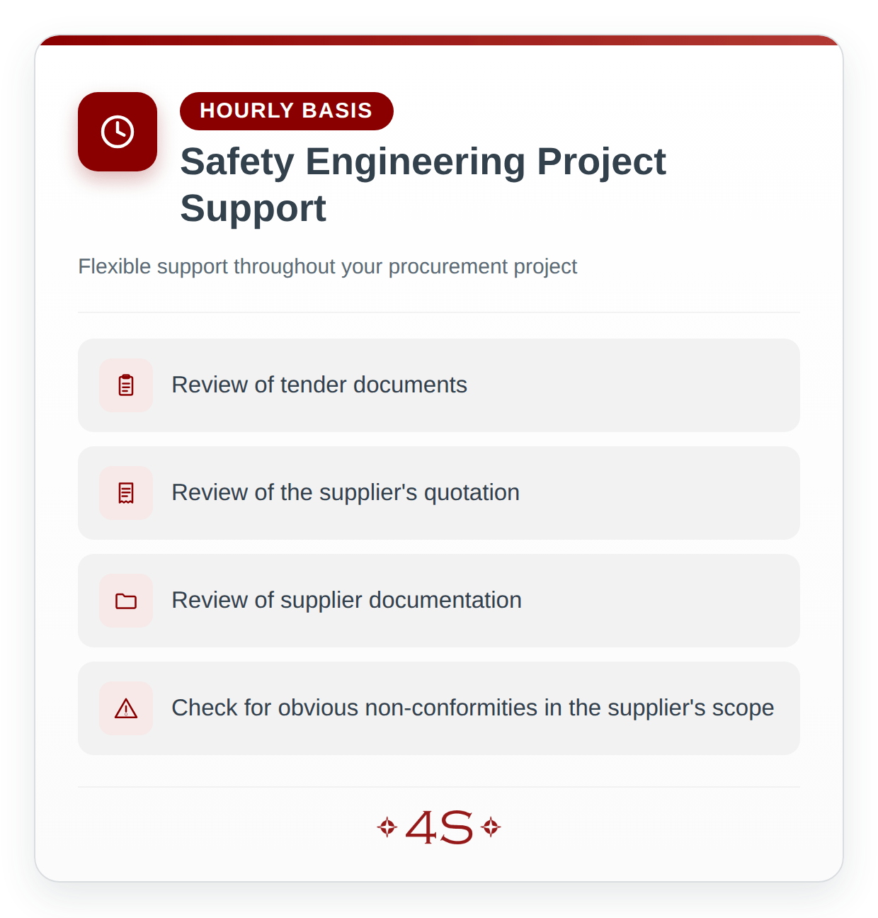 Safety Engineering Project Support